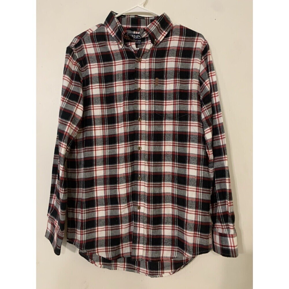 CHAPS Men's Long Sleeve Button‎ Down Collar shirt small